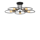 Lustra Wave Chandelier, Negru, 12x12x22 cm