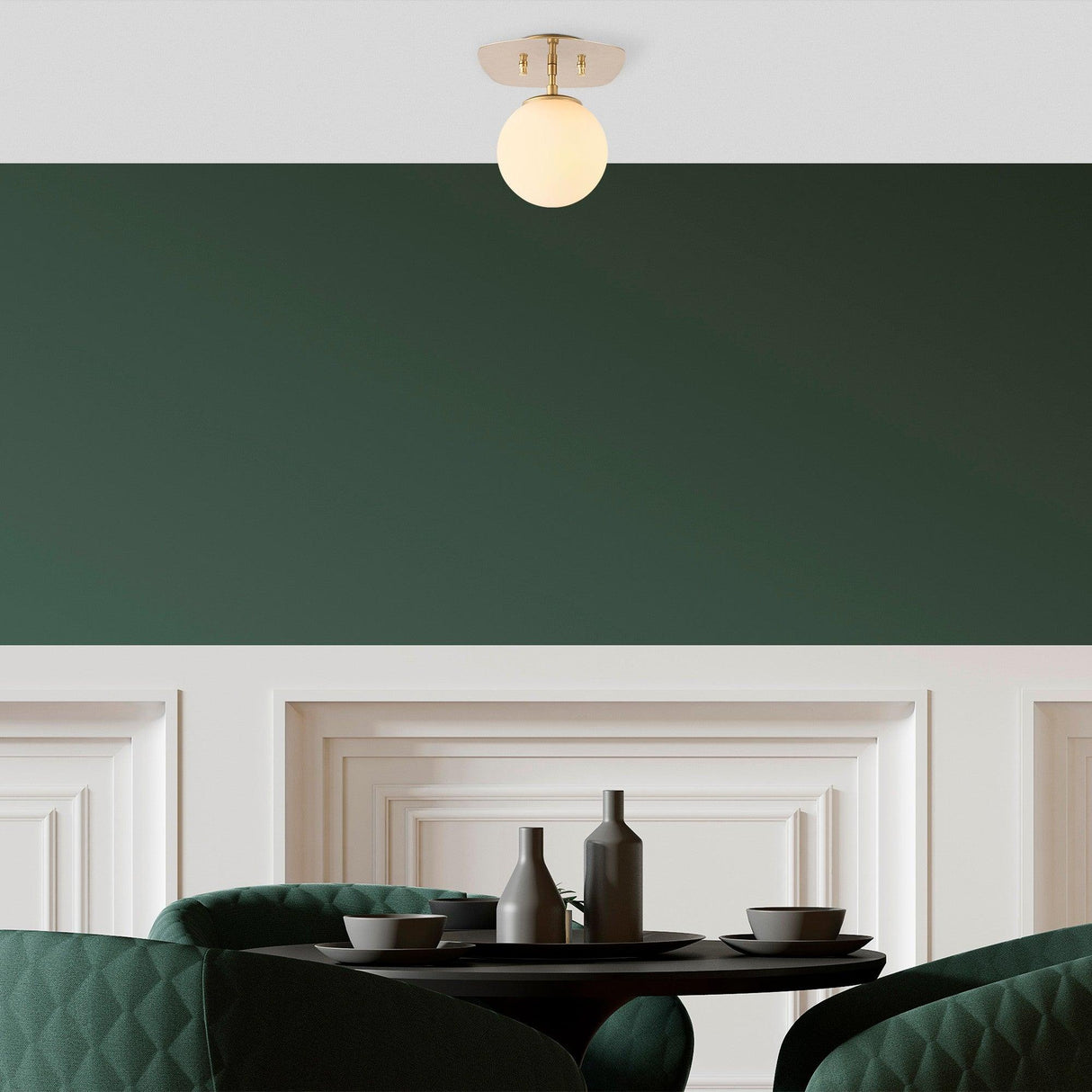 Lustra Well Chandelier, Auriu, 15x15x9 cm