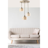 Lustra Yeni Chandelier, Cupru, 30x30x70 cm