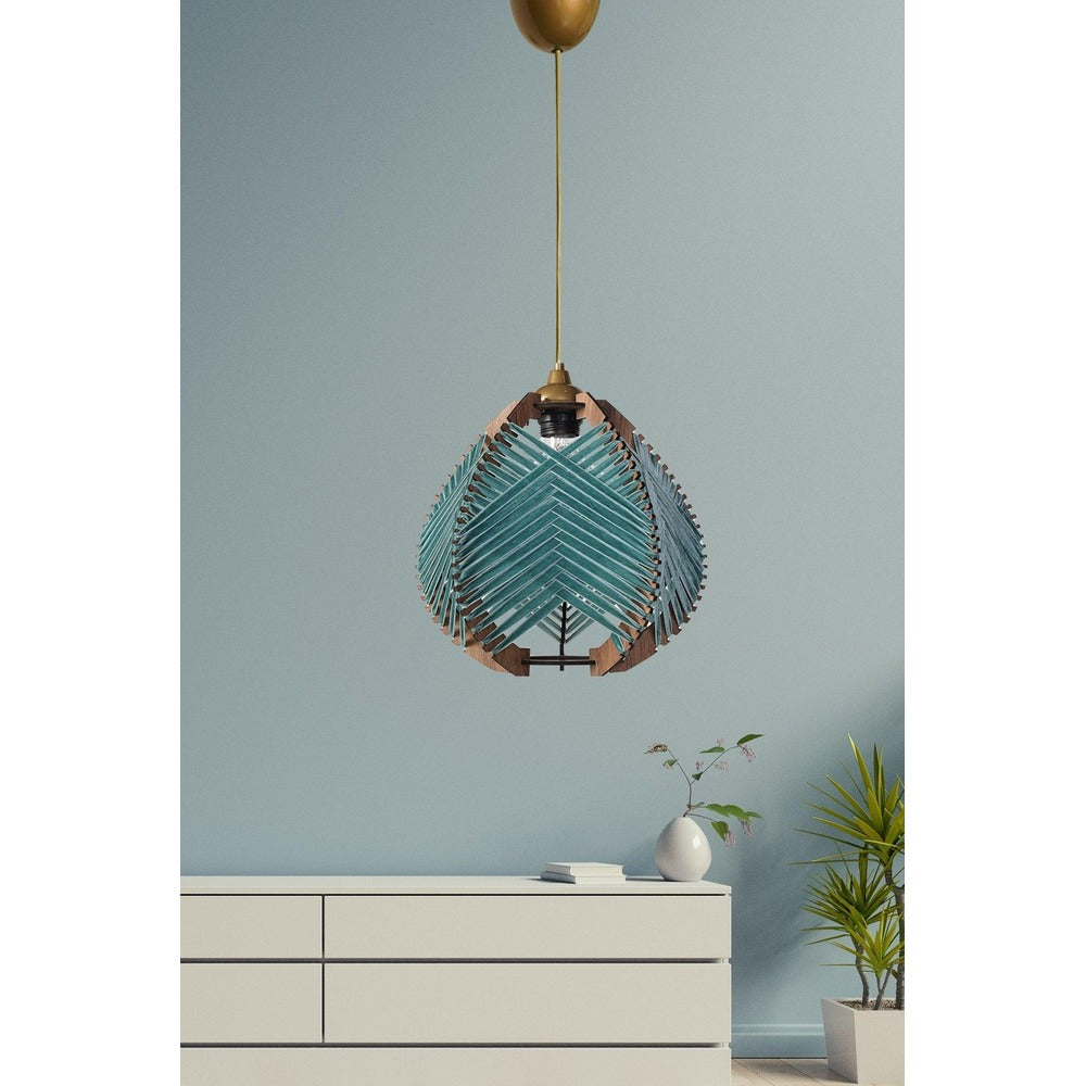 Lustra YL226 Chandelier, 25x30x70 cm - Albastru