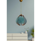 Lustra YL226 Chandelier, 25x30x70 cm - Albastru