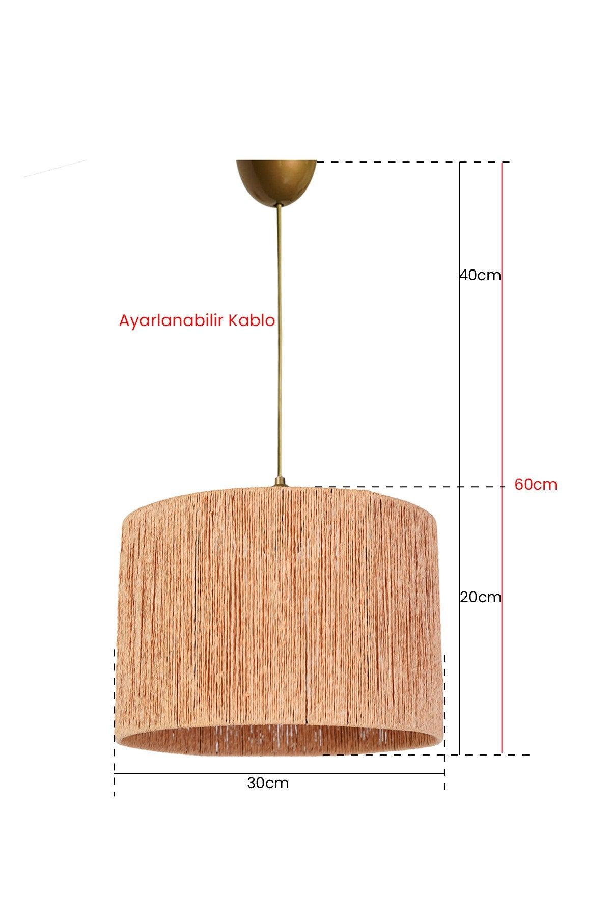 Lustra YL240 Chandelier, 10x30x60 cm - Bej