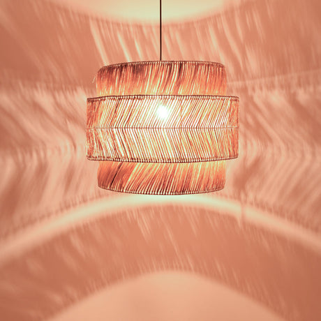 Lustra Zeniole abaca, Natural, 60x60x50 cm