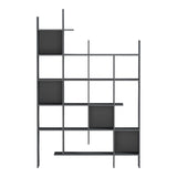 Manco Bibliotecă, Antracit - Sonoma, 122x26x188 cm - Antracit