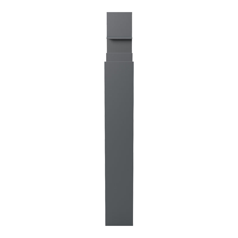 Manco Bibliotecă, Antracit - Sonoma, 122x26x188 cm - Antracit
