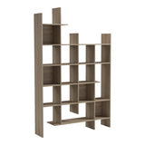 Manco Bibliotecă, Antracit - Sonoma, 122x26x188 cm - Sonoma
