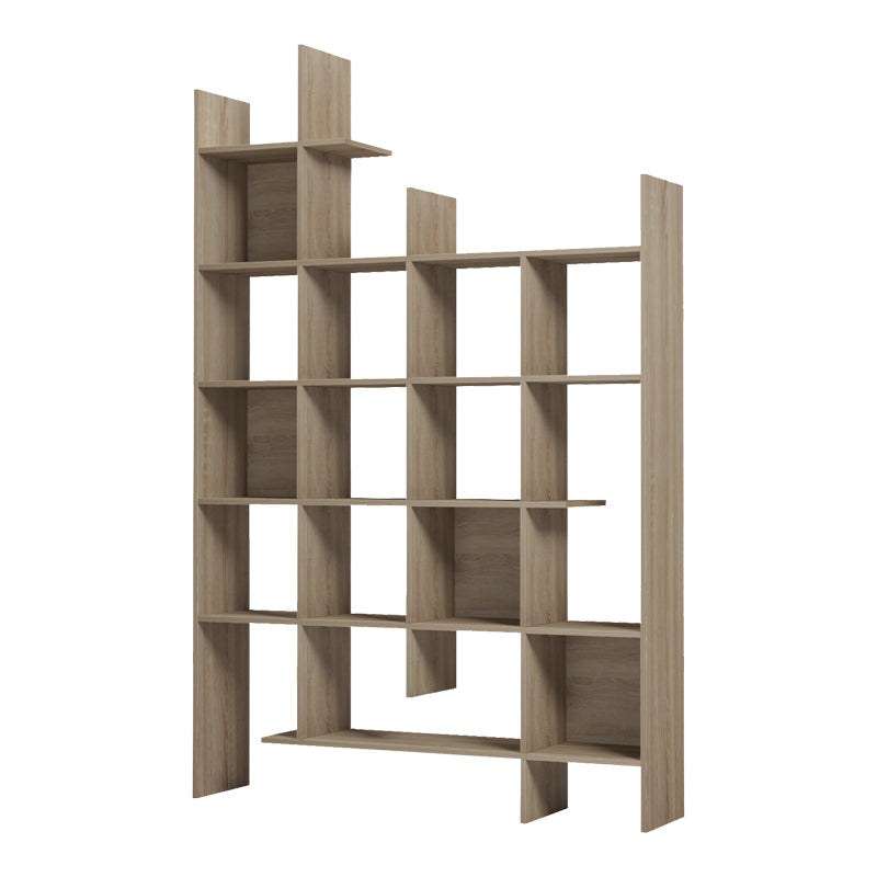 Manco Bibliotecă, Antracit - Sonoma, 122x26x188 cm - Sonoma