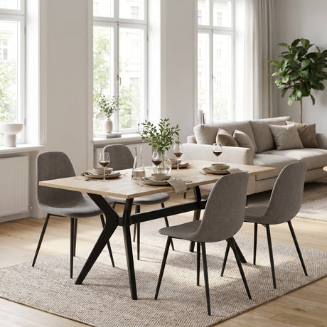 Masă de sufragerie YMS-708-FF-2 Home Collection® Luna, Stejar, 181x75x90 cm