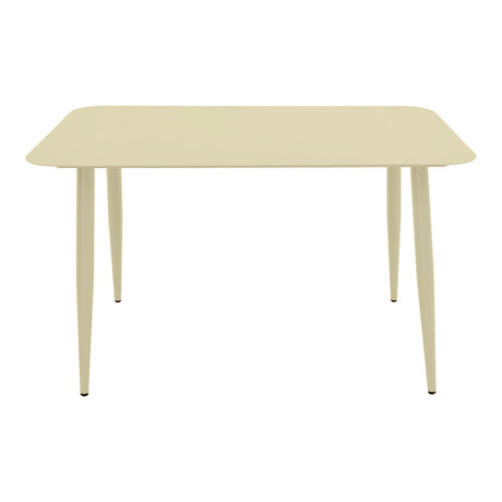 Masă aluminiu cu finisaj Champagne Vista, Aluminiu, 150x80x72 cm