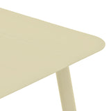Masă aluminiu cu finisaj Champagne Vista, Aluminiu, 150x80x72 cm