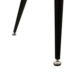 Masa Astrid, Negru - Natural - Transparent, 140x80x75 cm