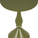 Măsuță auxiliară Lalou, Metal, Diverse culori, 40x55 cm - Verde