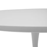 Masa Balou MDF, Gri inchis - Alb - Negru, 100x75 cm - Alb