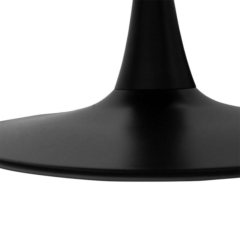 Masa Balou MDF, Gri inchis - Alb - Negru, 100x75 cm - Negru