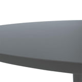 Masa Balou MDF, Gri inchis - Alb - Negru, 100x75 cm - Gri inchis