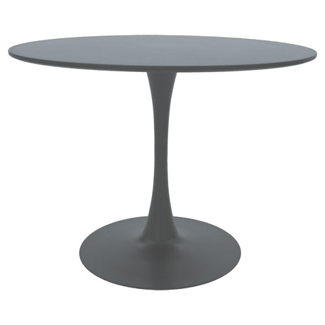 Masa Balou MDF, Gri inchis - Alb - Negru, 100x75 cm