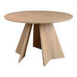 Masa rotunda cu functie extensibila Bibble, Natural - Nuc, 120x76 cm - Masa rotunda cu functie extensibila Bibble, Natural - Nuc, 120x76 cm