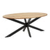 Masa Bonre din lemn masiv de acacia, Natural, 175x96x76 cm
