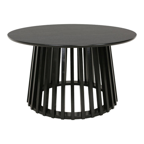 Masă cafea Domonic, Negru, 80x45 cm