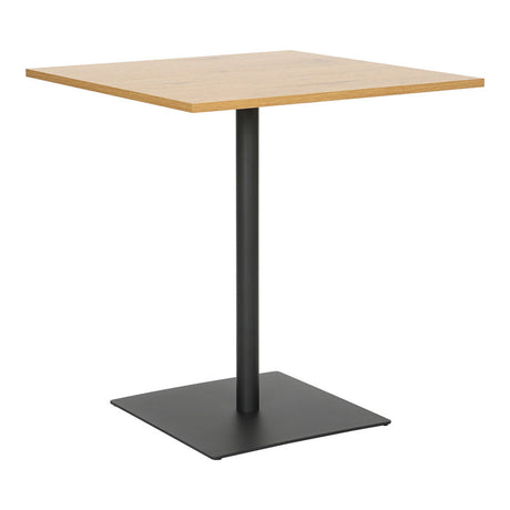 Masa cu functie fixa, Nerobian, Nuc - Stejar, 70x70x75 cm