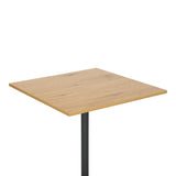 Masa cu functie fixa, Nerobian, Nuc - Stejar, 70x70x75 cm - Stejar