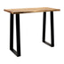 Masa de bar Miles Boho, Lemn masiv, Grosime 3 cm, Natural, 120x53x97 cm