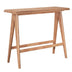 Masa de bar Winslow din lemn de arbore de cauciuc, nuc, 120x45x100 cm