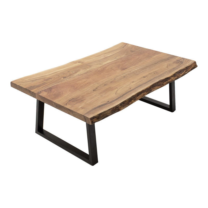 Masa de cafea Boho Miles, Lemn de salcam, Natural, 115x60x45 cm