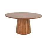 Masa de cafea Canicule II, lemn de acacia solid, nuanta, nuc, 80x40 cm