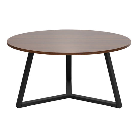 Masa de cafea cu functie Berton, Lemn de Nuc și metal, Negru, 80x40 cm
