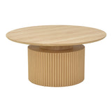Masuta de cafea Opols, MDF, D90x42 cm - Masuta de cafea Opols, MDF, D90x42 cm - 101-000125