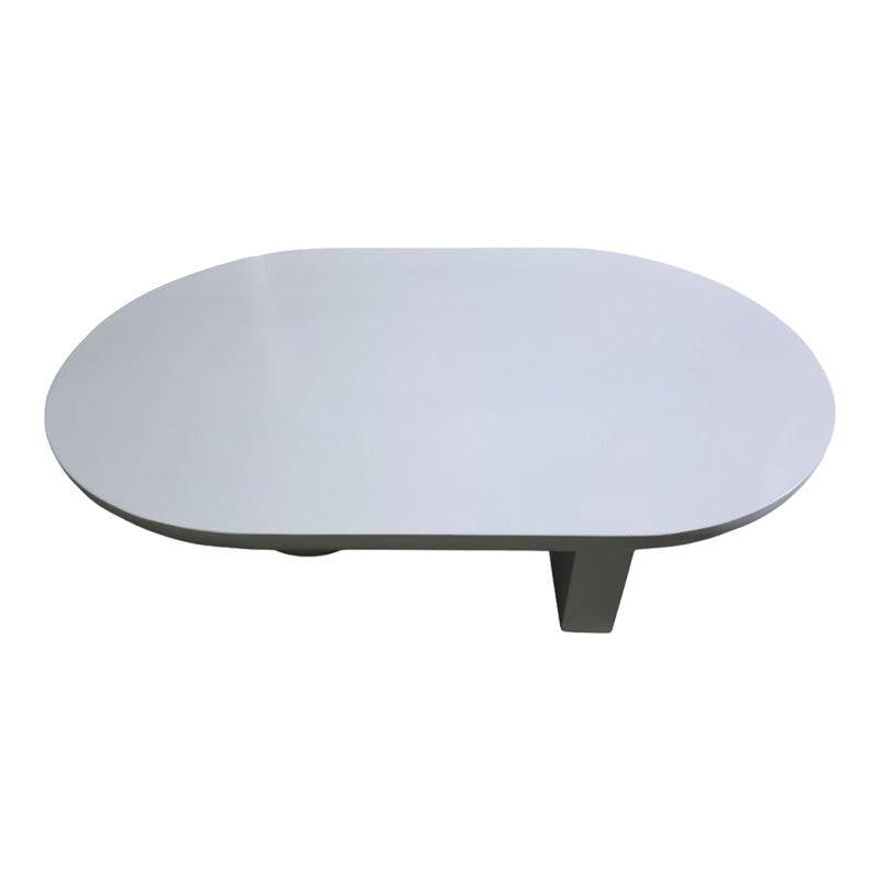 Masuta de cafea Kane, Lemn masiv de acacia, 110x72x38 cm - Alb