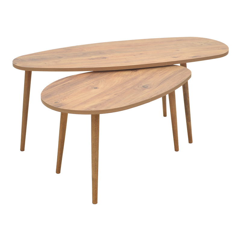 Masa de cafea din de Monty, Nuc - Stejar, 116x46x46 cm - Masa de cafea din de Monty, Nuc - Stejar, 116x46x46 cm