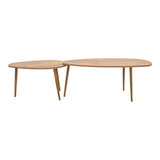Masa de cafea din de Monty, Nuc - Stejar, 116x46x46 cm - Nuc