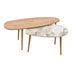 Masa de cafea din de Monty, Nuc - Stejar, 116x46x46 cm - 120-000415