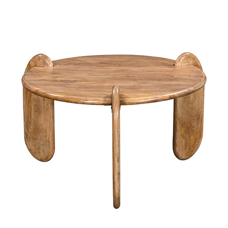 Masa de cafea Earten, Lemn de Acacia, Natur, 80x40 cm