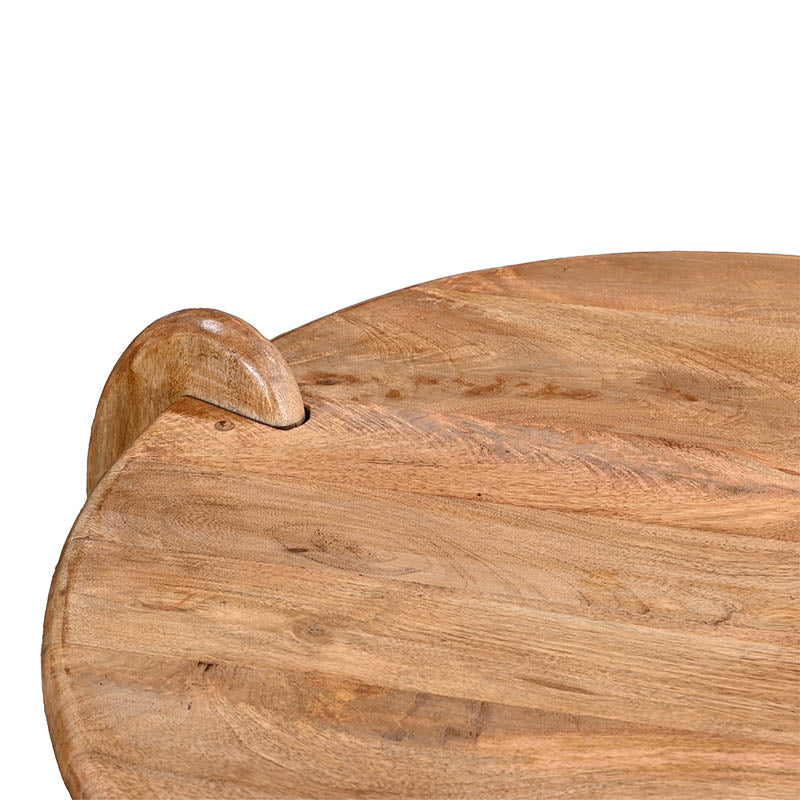 Masa de cafea Earten, Lemn de Acacia, Natur, 80x40 cm, foto produs