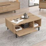 Masa de cafea Frixton  90x60x37 cm - Negru