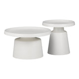 Set 2 mese de cafea Ginoze, Metal, 70x70x40 cm - Set 2 mese de cafea Ginoze, Metal, 70x70x40 cm - 029-000316