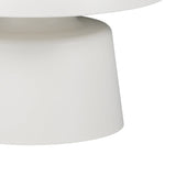 Set 2 mese de cafea Ginoze, Metal, 70x70x40 cm - Alb