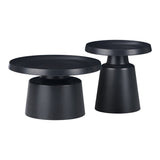 Set 2 mese de cafea Ginoze, Metal, 70x70x40 cm - Set 2 mese de cafea Ginoze, Metal, 70x70x40 cm - 029-000315