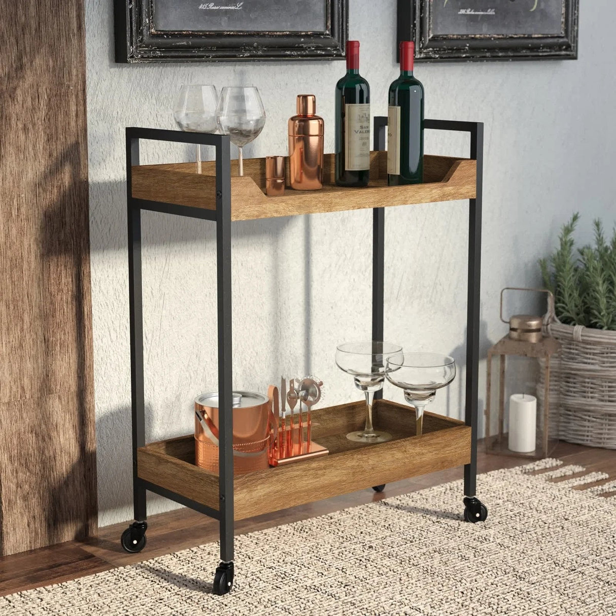 Masa de cafea Nova Nodeco, maro inchis - negru - maro deschis - negru, 80x40 cm - Masa de cafea Nova Nodeco, maro inchis - negru - maro deschis - negru, 80x40 cm - 145NDC1108