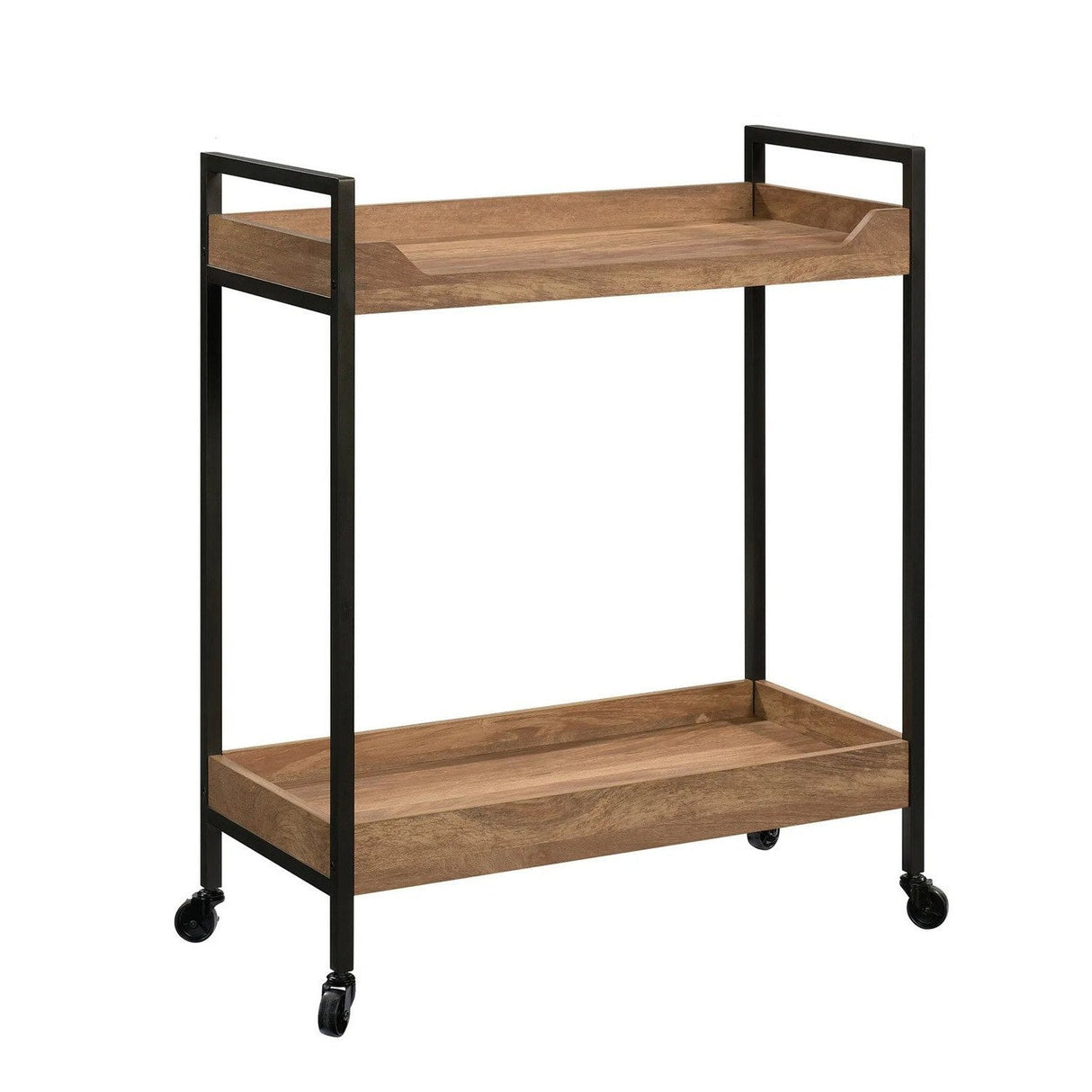 Masa de cafea Nova Nodeco, maro inchis - negru - maro deschis - negru, 80x40 cm - Light Brown Black