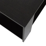 Masa de cafea Olympus, Natural - Negru, 100x51x42 cm - Negru