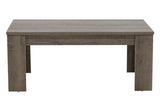 Masa de cafea Olympus, Natural - Negru, 100x51x42 cm - Sonoma