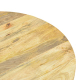Masă de cafea Orban cu funcție decorativă, Stil Natural, Lemn masiv de mango, 80x45 cm