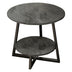 Masa de cafea Rota, Alb - Negru, 60x60 cm - 072-000061