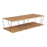 Masa de cafea Tars, Alb - Sonoma, 120x50x30 cm - Masa de cafea Tars, Alb - Sonoma, 120x50x30 cm
