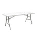 Masa de camping pliabila comerciala Aprilia granit, alb, 183x76x74 cm