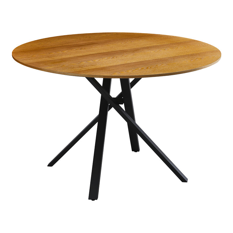 Masa de cina Cerco, Negru - Sonoma, D120x75 cm - Sonoma